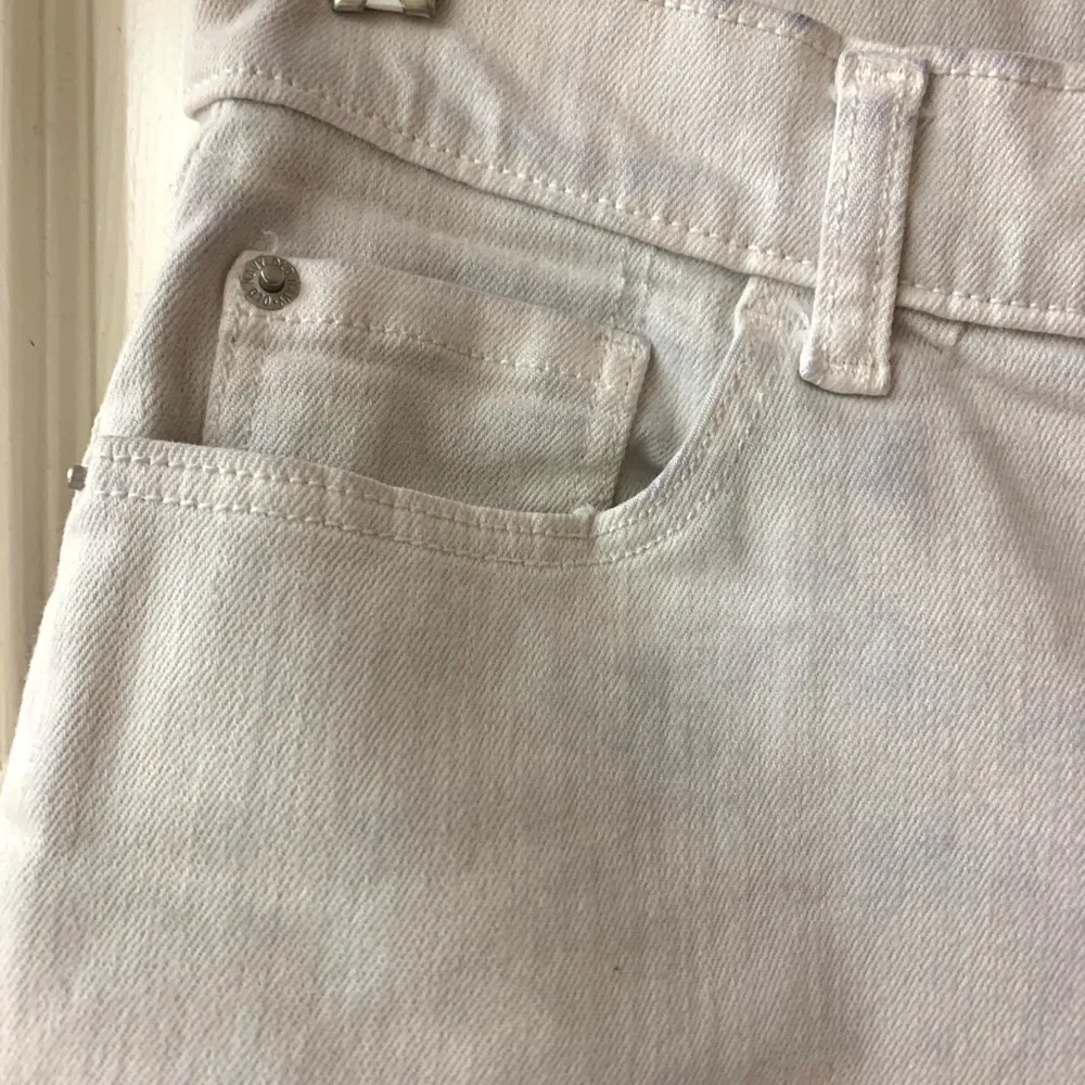 Old Navy Boyfriend White Jean Shorts